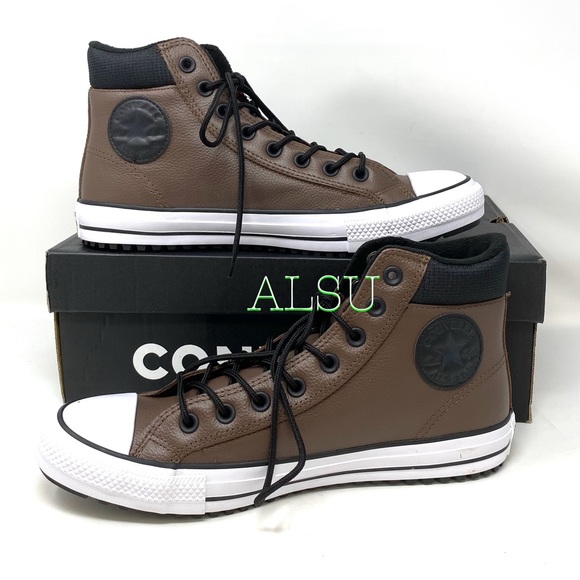 Converse Ctas PC Boot High Top Leather Brown Men’s - Picture 2 of 11